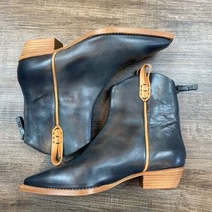 Free People Wesley Ankle Leather Boots NWT